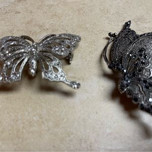 Two beautiful butterfly brooch